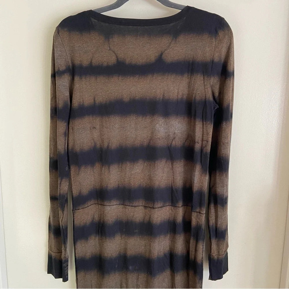 ✨3/$20 Free People We The Free Long Sleeve Striped Dress - Picture 4 of 7